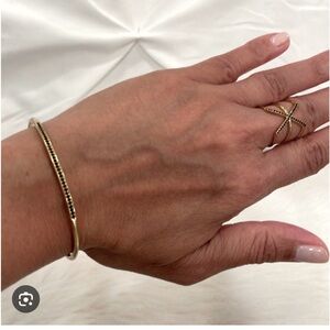 EUC Stella & Dot Sphinx Cuff and Ring Set